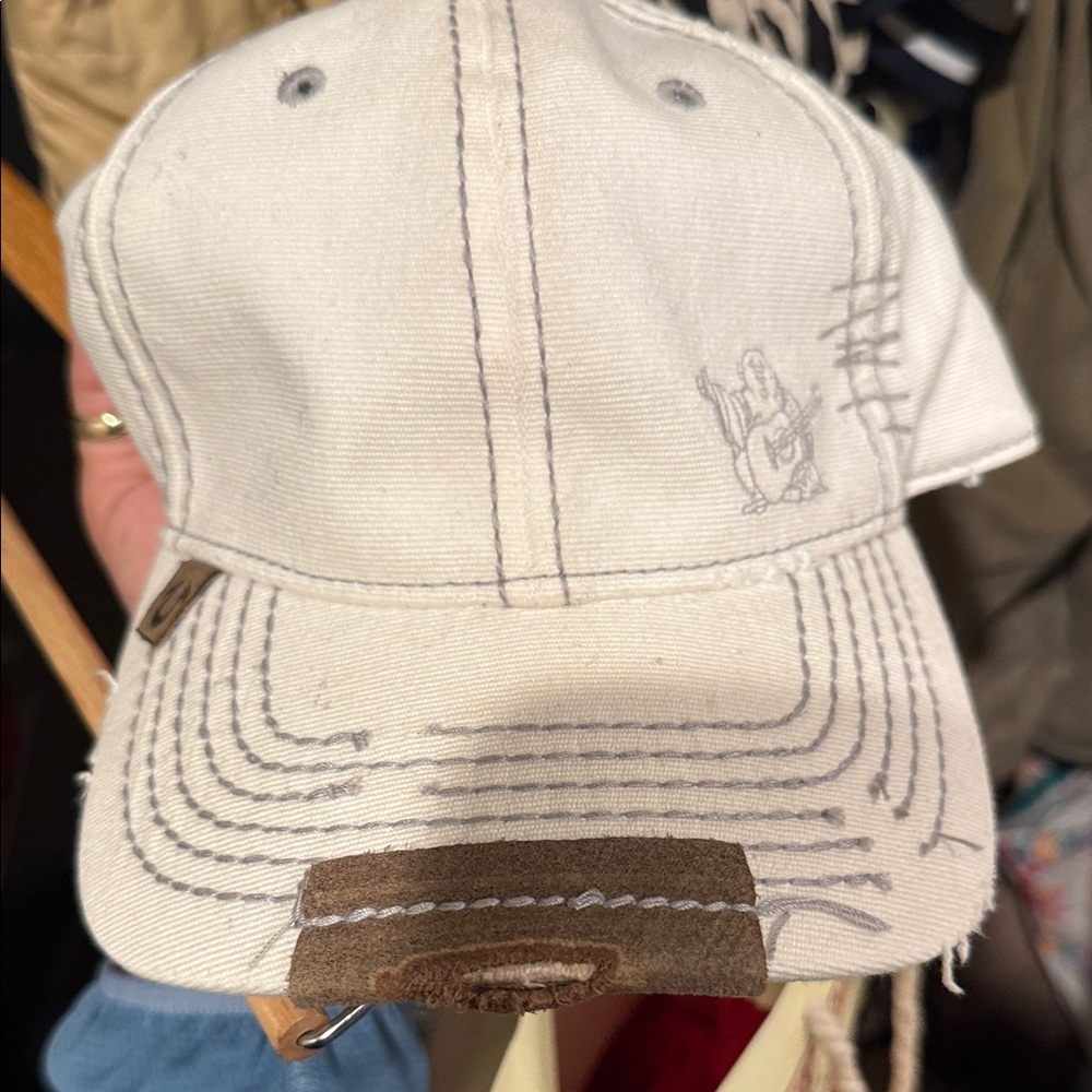 True religion Men's Cream and Brown Cap